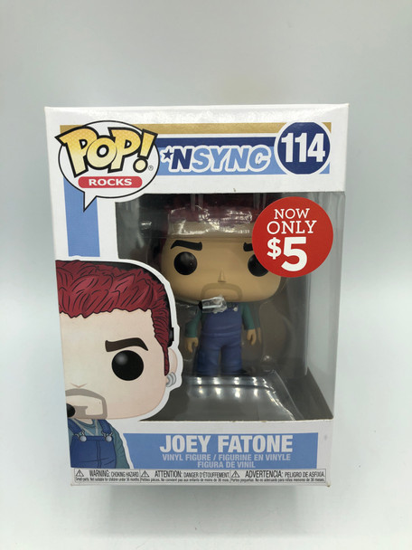 Funko POP! Rocks NSYNC Joey Fatone #114 Vinyl Figure - (30596)