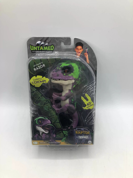 WowWee Fingerlings Untamed Raptor Razor (Purple) Interactive Toy - (100315)