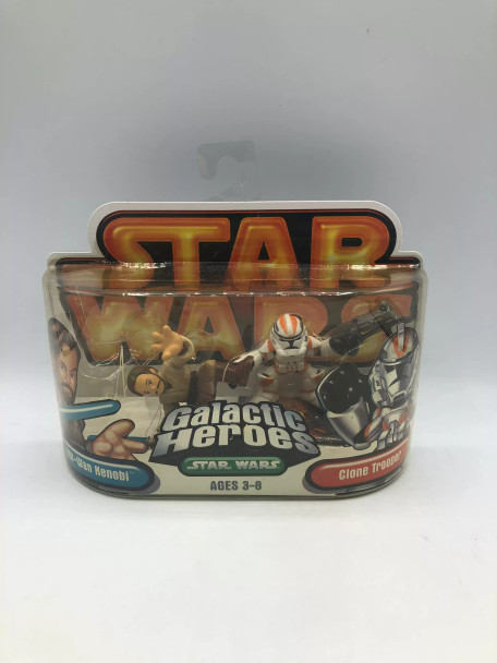 Star Wars Galactic Heroes & Playskool Obi-Wan Kenobi and Clone Trooper - (102936)