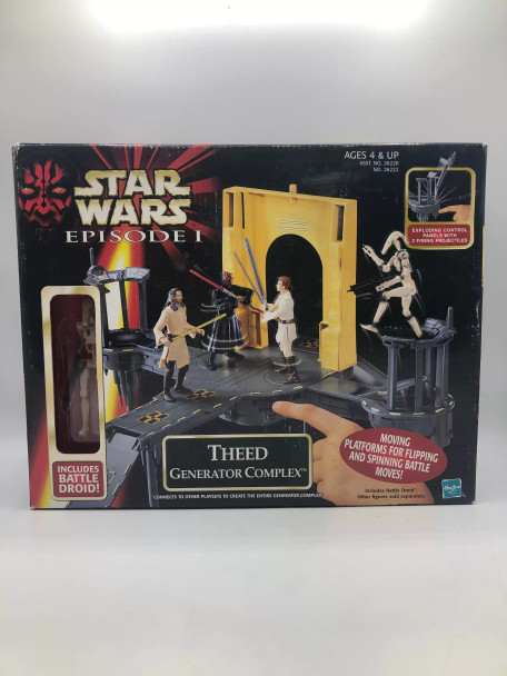 Star Wars Episode 1 Theed Generator Complex with Battle Droid Action Figure Set - (103360)