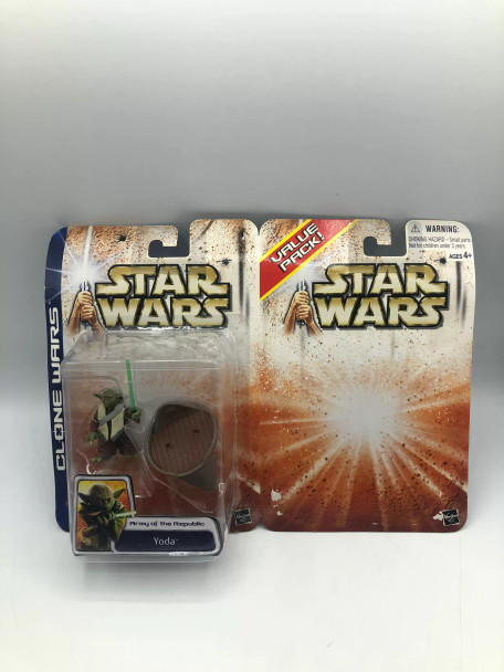 Star Wars Yoda & Clone Trooper Commander (Yellow) - (103323)