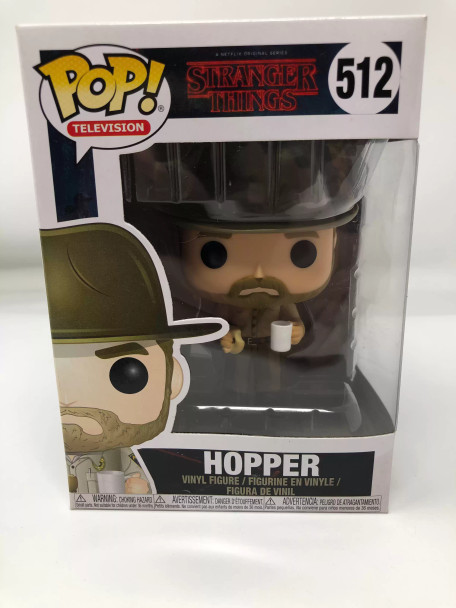 Funko POP! Television Stranger Things Jim Hopper with Donut #512 Vinyl Figure - (104990)