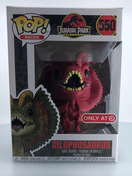Funko POP! Movies Jurassic Park Dilophosaurus (Red) #550 Target Exclusive - (104094)