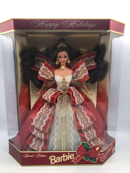 Happy Holidays Barbie (Brunette) 1997 Doll - (103428)