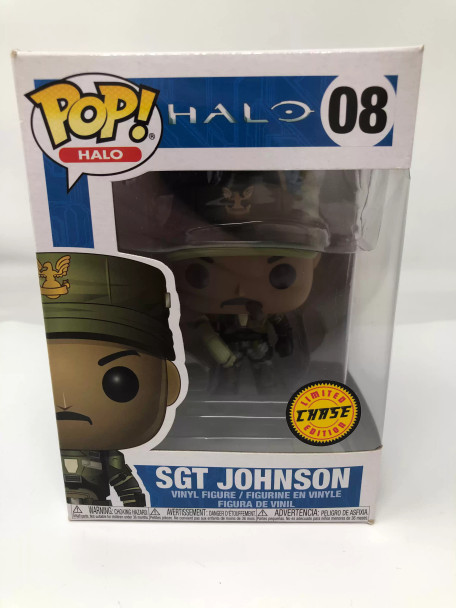 Funko POP! Games Halo Sgt. Johnson (w/ Cigar) (Chase) #8 Vinyl Figure - (107967)