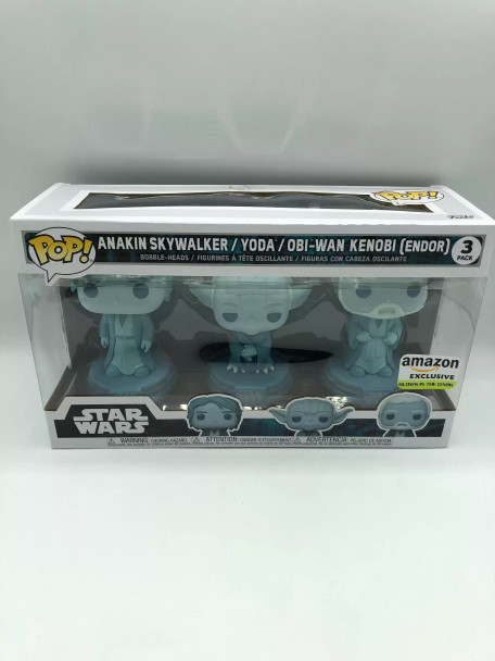 Force Ghost: Anakin Skywalker, Yoda & Obi- Wan Kenobi (Endor) (Glow in the Dark) - (107697)