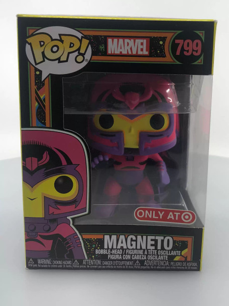 Funko POP! Marvel Blacklight Magneto (Darklight) #799 Vinyl Figure - (110856)