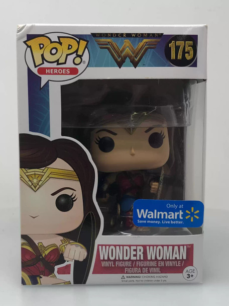 Funko POP! Heroes (DC Comics) Wonder Woman with Shield #175 Walmart Exclusive - (110633)