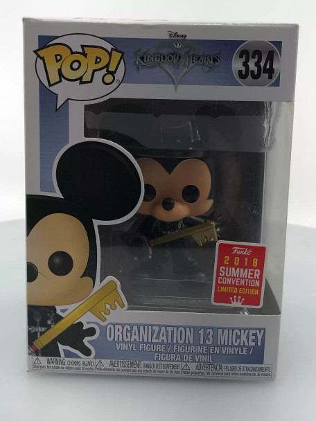 Funko POP! Games Disney Kingdom Hearts Mickey Mouse (Organization XIII) #334 - (110580)