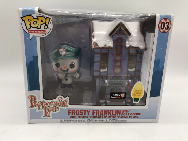 Funko POP! Holidays Christmas Peppermint Lane Frosty Franklin & Post Office #3 - (50028)