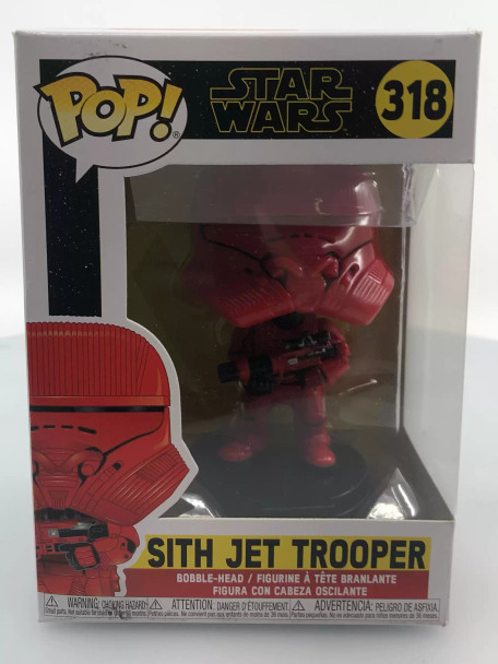 Funko POP! Star Wars The Rise of Skywalker Sith Jet Trooper (Red) #318 - (110260)