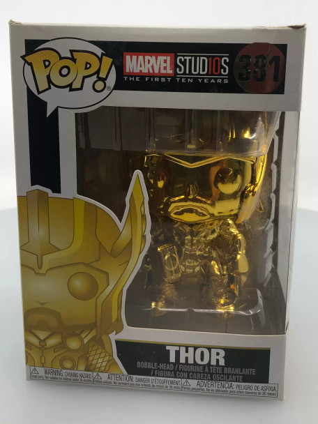 Funko POP! Marvel First 10 Years Thor (Gold) #381 Vinyl Figure - (110338)