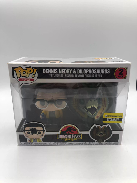 Funko POP! Movies Jurassic Park Dennis Nedry & Dilophosaurus Vinyl Figure - (105895)