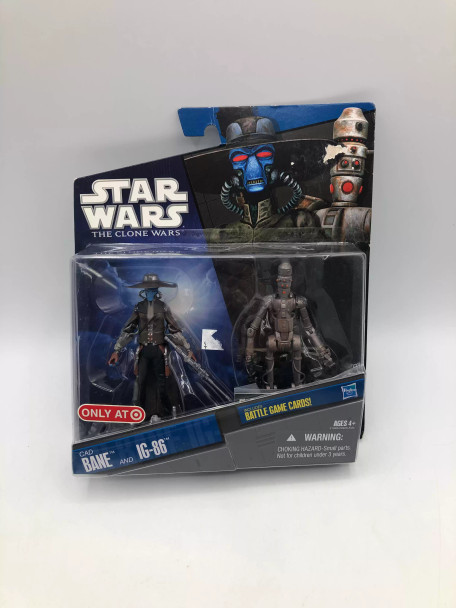 Star Wars Clone Wars Blue Box Basic Figure Two Pack Cad Bane & IG-86 - (111348)