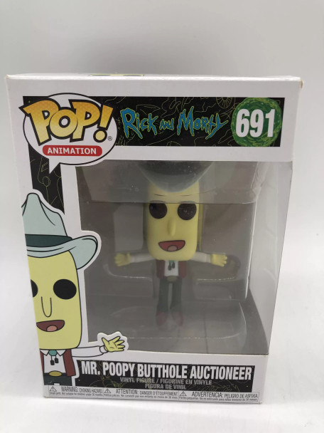 Funko POP! Animation Rick and Morty Mr. Poopy Butthole Auctioneer #691 - (50105)
