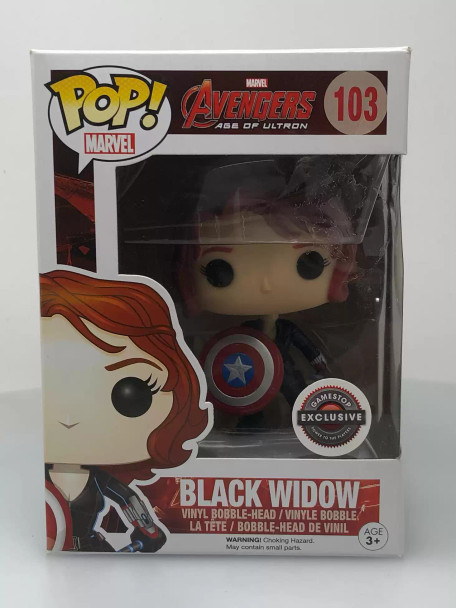 Funko POP! Marvel Avengers: Age of Ultron Black Widow (with Shield) #103 - (111984)