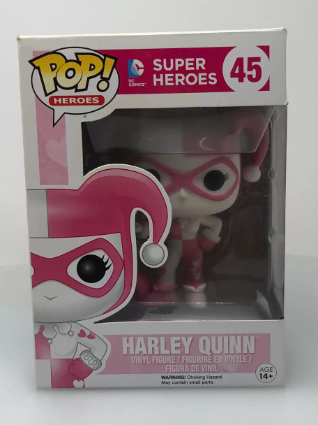 Funko POP! Heroes (DC Comics) DC Super Heroes Harley Quinn (Pink & White) #45 - (111928)