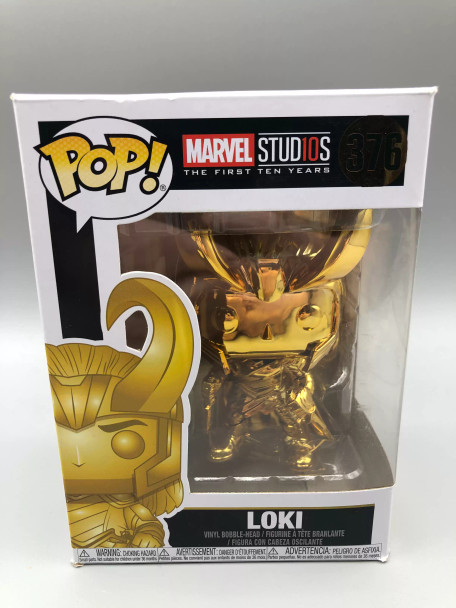 Funko POP! Marvel First 10 Years Loki (Gold) #376 Vinyl Figure - (113850)