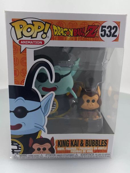 Funko POP! Animation Anime Dragon Ball Z (DBZ) King Kai & Bubbles #532 - (112644)