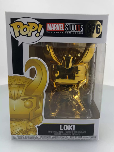 Funko POP! Marvel First 10 Years Loki (Gold) #376 Vinyl Figure - (114355)