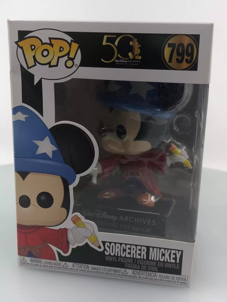 Funko POP! Disney Mickey Mouse & Friends Sorcerer Mickey #799 Vinyl Figure - (111206)