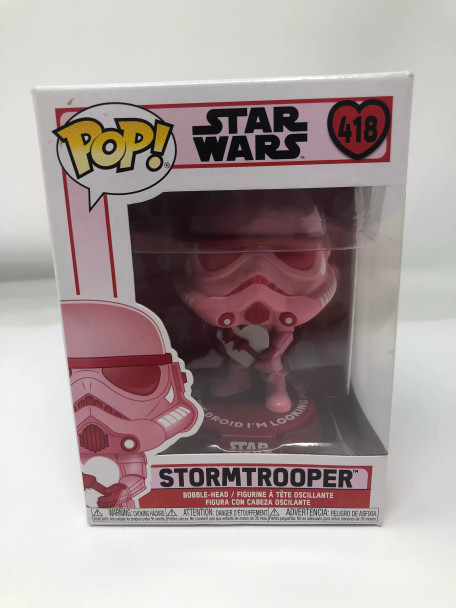 Funko POP! Star Wars Valentine's Day Stormtrooper (Pink) #418 Vinyl Figure - (116516)