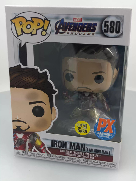 Funko POP! Marvel Avengers: Endgame Iron Man (I Am Iron Man) (Metallic) #580 - (111560)