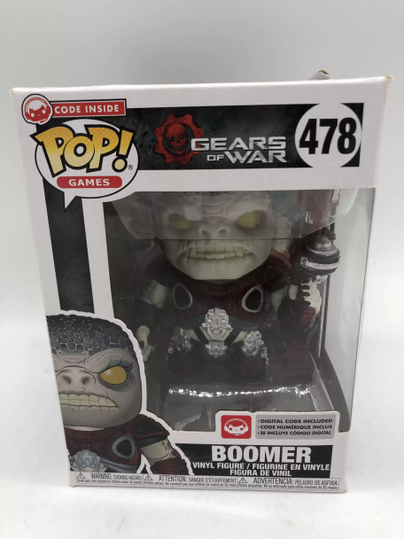 Funko POP! Games Gears of War Boomer #478 Vinyl Figure - (50119)