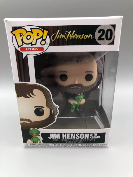 Funko POP! Icons Jim Henson with Kermit #20 Vinyl Figure - (117617)