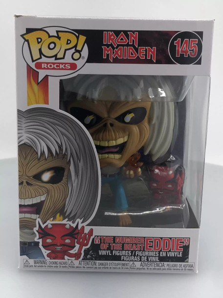 Funko POP! Rocks Iron Maiden The Number of the Beast Eddie #145 Vinyl Figure - (117047)