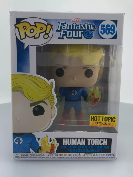 Funko POP! Marvel Fantastic Four Human Torch #568 Vinyl Figure - (116605)