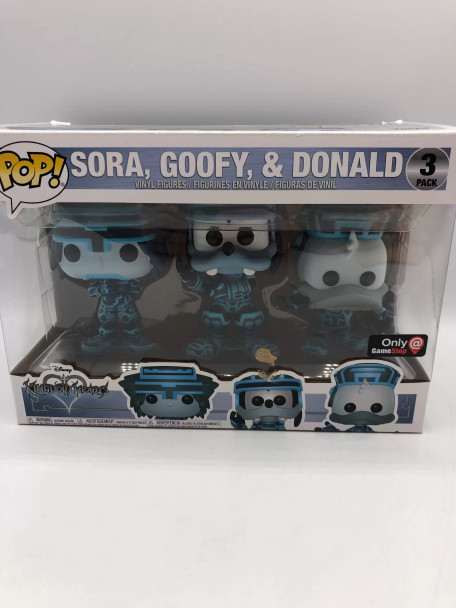 Funko POP! Games Disney Kingdom Hearts Sora, Goofy & Donald (Tron) Vinyl Figure - (115451)