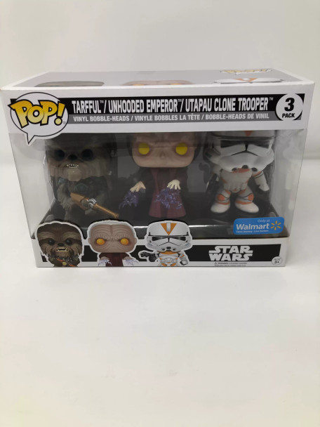 Funko POP! Star Wars Black Box Tarful, Unhood Emperor & Utapau Clone Trooper - (116175)