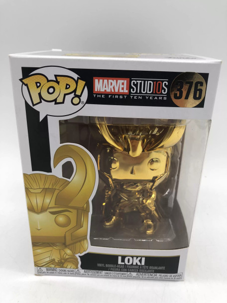 Funko POP! Marvel First 10 Years Loki (Gold) #376 Vinyl Figure - (50877)