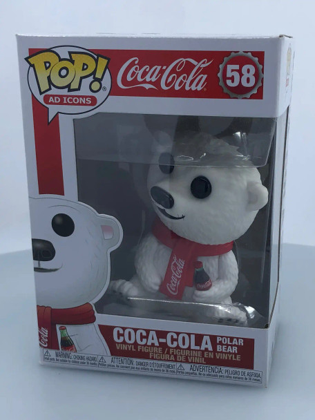 Funko POP! Ad Icons Coca-Cola Polar Bear #58 Vinyl Figure - (128770)