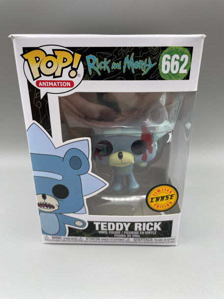 Funko POP! Animation Rick and Morty Teddy Rick (Chase) #662 Vinyl Figure - (135777)