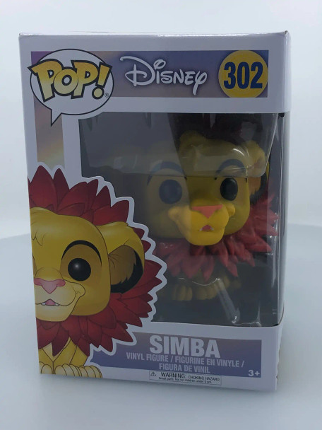 Funko POP! Disney The Lion King Simba with Leaf Mane #302 Vinyl Figure - (135302)