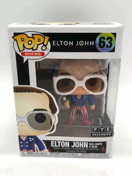 Funko POP! Rocks Elton John (USA) (Glitter) #63 Vinyl Figure - (53482)