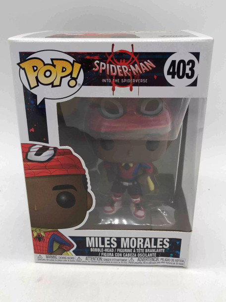 Funko POP! Marvel Spider-Man Into the Spiderverse Miles Morales (Cape) #403 - (54324)