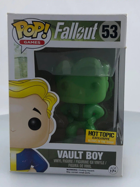 Funko POP! Games Fallout Vault Boy (Green) #53 Hot Topic Exclusive Vinyl Figure - (153827)
