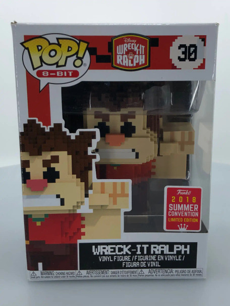 Funko POP! 8-Bit Wreck It Ralph Wreck-It Ralph #30 Summer Convention Exclusive - (159919)
