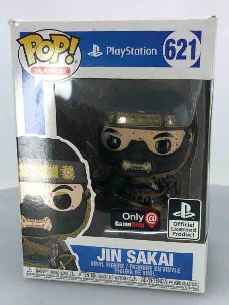 Funko POP! Games Jin Sakai (Bloody) #621 GameStop Exclusive Vinyl Figure - (163312)