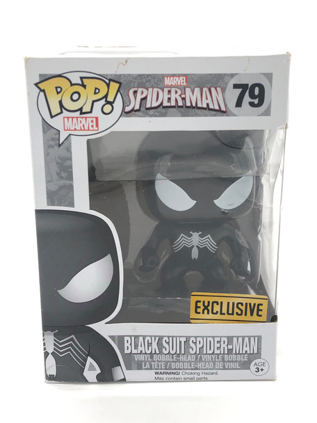 Funko POP! Marvel Spider-Man (Black Suit) #79 Vinyl Figure - (38558)