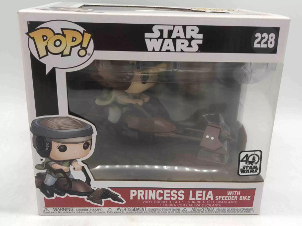 Funko POP! Star Wars Black Box Princess Leia with Speeder Bike #228 Vinyl Figure - (55752)