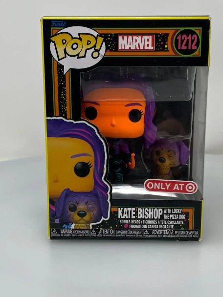Funko POP! Kate Bishop with Lucky The Pizza Dog (Blacklight) #1212 - (168252)