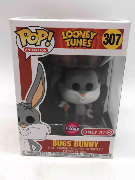 Funko POP! Animation Looney Tunes Bugs Bunny (Flocked) #307 Vinyl Figure - (56290)