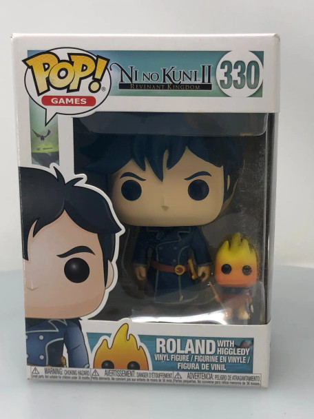 Funko POP! Games Ni No Kuni II Roland with Higgledy #330 Vinyl Figure - (170009)