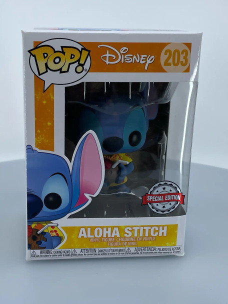Funko POP! Disney Lilo & Stitch Aloha Stitch #203 Hot Topic Exclusive - (169198)