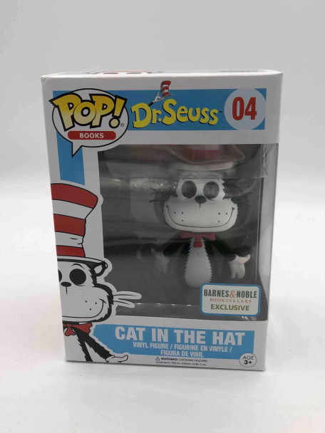 Funko POP! Books Dr. Seuss Cat in the Hat (Flocked) #4 Vinyl Figure - (57653)