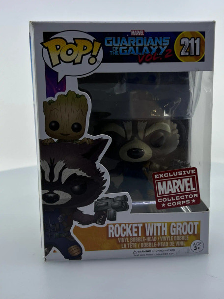 Funko POP! Marvel Guardians of the Galaxy vol. 2 Rocket with Groot #211 - (172428)